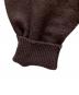 中古・古着 UNIVERSAL PRODUCTS. (ユニバーサルプロダクツ) FELTED MERINO WOOL CREW NECK KNIT ブラウン サイズ:3：15000円