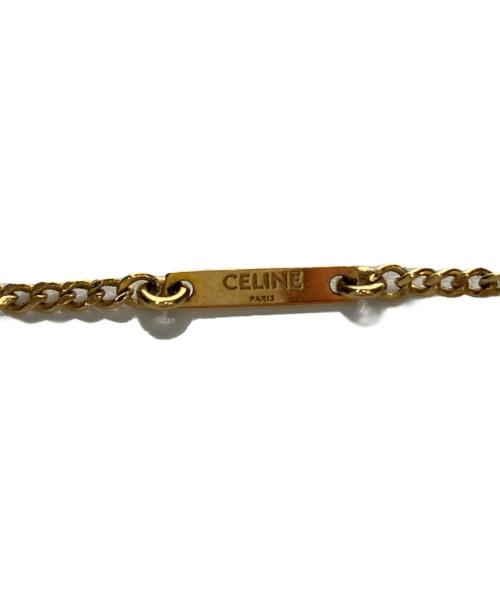 CELINE（セリーヌ）CELINE (セリーヌ) セパラブルトリオンフインターロックネックレス ゴールドの古着・服飾アイテム