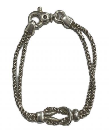 Tiffany & Co. センターノット　ダブルロープ　シルバーブレスレット 中古・古着通販】Tiffany & Co. (ティファニー) センターノット ダブル