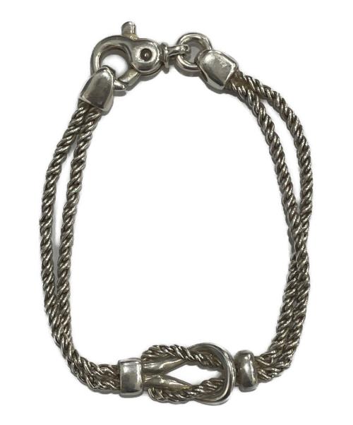 TIFFANY & Co.（ティファニー）Tiffany & Co. (ティファニー) センターノット ダブルロープチェーンブレスレット シルバーの古着・服飾アイテム