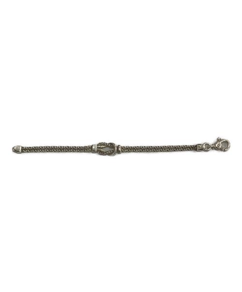 TIFFANY & Co.（ティファニー）Tiffany & Co. (ティファニー) センターノット ダブルロープチェーンブレスレット シルバーの古着・服飾アイテム