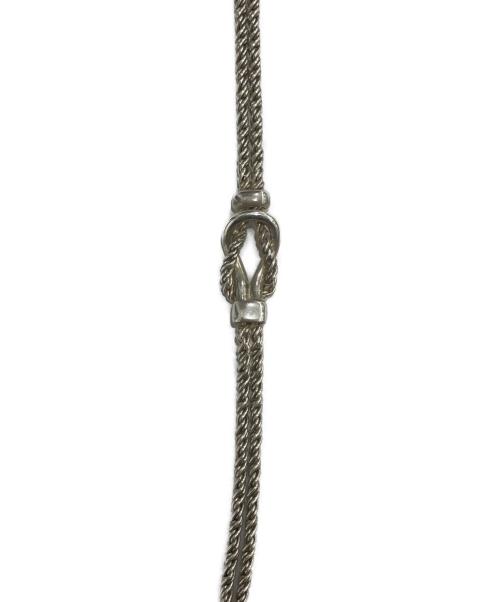 TIFFANY & Co.（ティファニー）Tiffany & Co. (ティファニー) センターノット ダブルロープチェーンブレスレット シルバーの古着・服飾アイテム