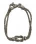 Tiffany & Co.（ティファニー）の古着「センターノット ダブルロープチェーンブレスレット」｜シルバー