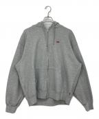 SUPREMEシュプリーム）の古着「Small Box Zip Up Hooded Sweatshirt」｜グレー