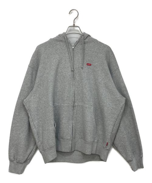 SUPREME（シュプリーム）Supreme (シュプリーム) Small Box Zip Up Hooded Sweatshirt グレー サイズ:Lの古着・服飾アイテム