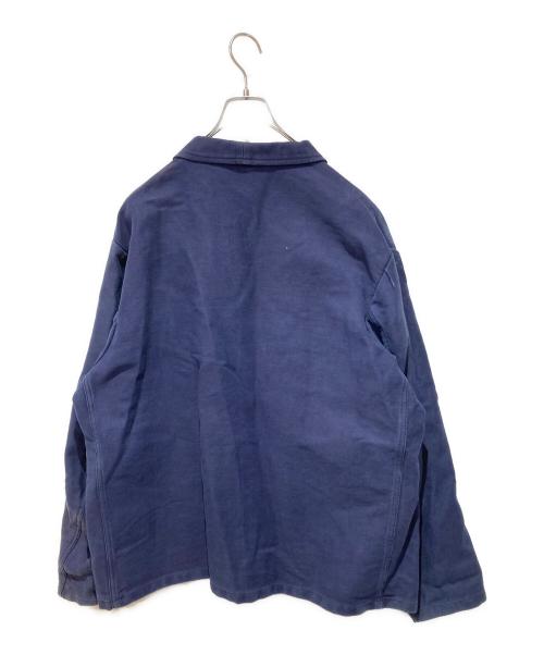 HJELLEGJERDE（イエリアーダ）HJELLEGJERDE (イエリアーダ) モールスキン ユーロワークジャケット ネイビー サイズ:不明の古着・服飾アイテム