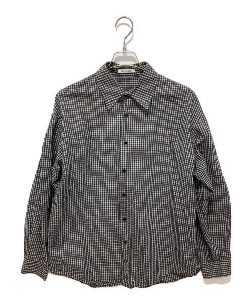 sairenssei（サイレンセイ）sairenssei (サイレンセイ) ミニチェックシャツ ブラック サイズ:Sの古着・服飾アイテム