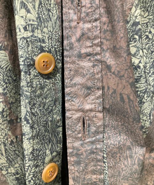 Vivienne Westwood man（ヴィヴィアン ウェストウッド マン）Vivienne Westwood man (ヴィヴィアン ウェストウッド マン) “アニマルプロテクション” ビッグ オジークラークシャツ ブラウン サイズ:ＦＲＥＥの古着・服飾アイテム