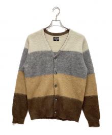 stussy（ステューシー）の古着「モヘア混カーディガン」｜ベージュ