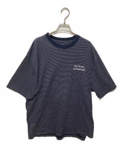中古・古着通販】ENNOY (エンノイ) Border T-Shirt ネイビー サイズ:XL