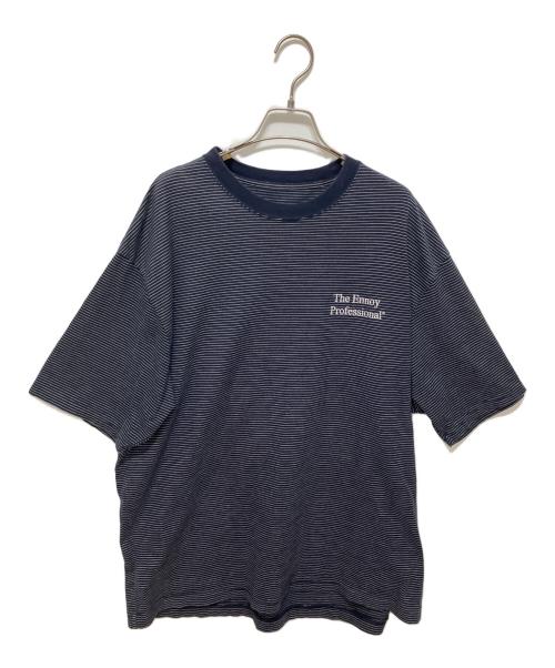 The Ennoy Professional（ザ エンノイ プロフェッショナル）THE ENNOY PROFESSIONAL (ザ エンノイ プロフェッショナル) Border T-Shirt ネイビー サイズ:XLの古着・服飾アイテム
