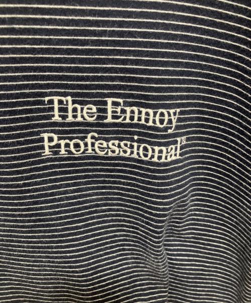 The Ennoy Professional（ザ エンノイ プロフェッショナル）THE ENNOY PROFESSIONAL (ザ エンノイ プロフェッショナル) Border T-Shirt ネイビー サイズ:XLの古着・服飾アイテム