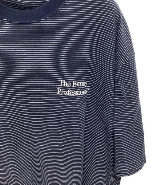 The Ennoy Professional（ザ エンノイ プロフェッショナル）THE ENNOY PROFESSIONAL (ザ エンノイ プロフェッショナル) Border T-Shirt ネイビー サイズ:XLの古着・服飾アイテム