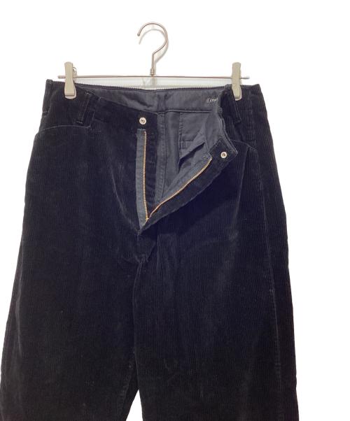 COMOLI（コモリ）COMOLI (コモリ) コーデュロイ ワークパンツ ブラック サイズ:Mの古着・服飾アイテム