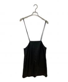 NKNIT（ンニット）の古着「apron mini dress」｜ブラック