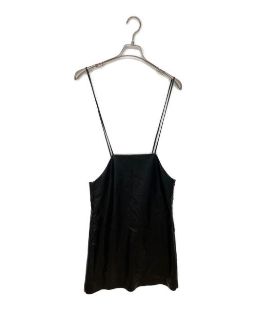 NKNIT（ンニット）NKNIT (ンニット) apron mini dress ブラック サイズ:０ 未使用品の古着・服飾アイテム