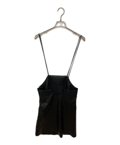 NKNIT（ンニット）NKNIT (ンニット) apron mini dress ブラック サイズ:０ 未使用品の古着・服飾アイテム
