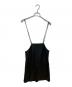 NKNIT（ンニット）の古着「apron mini dress」｜ブラック