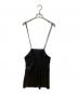 NKNIT (ンニット) apron mini dress ブラック サイズ:０ 未使用品：16000円