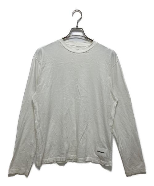 JIL SANDER（ジルサンダー）JIL SANDER (ジルサンダー) ロングスリーブカットソー ホワイト サイズ:Mの古着・服飾アイテム