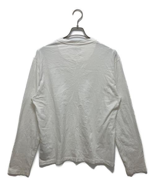 JIL SANDER（ジルサンダー）JIL SANDER (ジルサンダー) ロングスリーブカットソー ホワイト サイズ:Mの古着・服飾アイテム