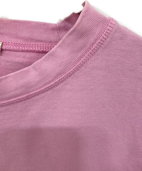 Acne studios（アクネ ストゥディオズ）Acne studios (アクネ ストゥディオズ) ロゴプリントカットソー ピンク サイズ:Sの古着・服飾アイテム