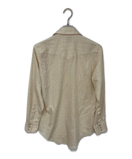 Wrangler（ラングラー）Wrangler (ラングラー) 60'S-70’Sウエスタンシャツ ベージュ サイズ:無しの古着・服飾アイテム