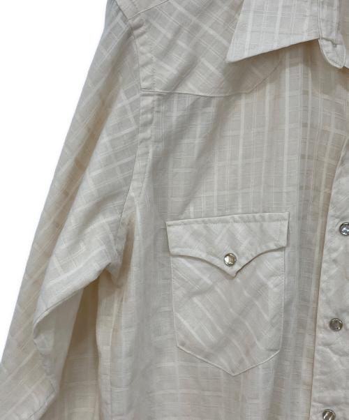 Wrangler（ラングラー）Wrangler (ラングラー) 60'S-70’Sウエスタンシャツ ベージュ サイズ:無しの古着・服飾アイテム