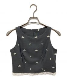 Bibiy.（ビビィ）の古着「B.MARIGOLD TOP」｜グレー