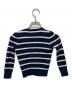 POLO RALPH LAUREN (ポロ・ラルフローレン) ボーダーカーディガン ネイビー サイズ:4：10000円