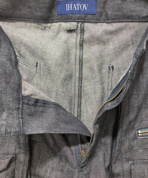 IHATOV（イーハトーブ）IHATOV (イーハトーブ) ハーフパンツ インディゴ サイズ:Mの古着・服飾アイテム