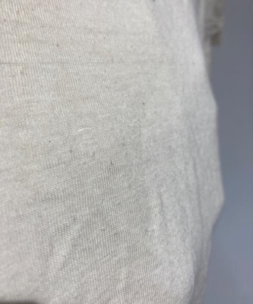 NUMBER (N)INE（ナンバーナイン）NUMBER (N)INE (ナンバーナイン) シルク混半袖カットソー ベージュ サイズ:3の古着・服飾アイテム