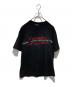 ALEXANDER McQUEEN（アレキサンダーマックイーン）の古着「ジップロゴTシャツ」｜ブラック