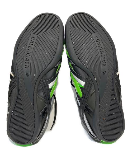 BALENCIAGA（バレンシアガ）BALENCIAGA (バレンシアガ) DRIVE SNEAKER グリーン×ブラック サイズ:29.5の古着・服飾アイテム