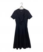 tricot COMME des GARCONSトリココムデギャルソン）の古着「デザインワンピース」｜ネイビー
