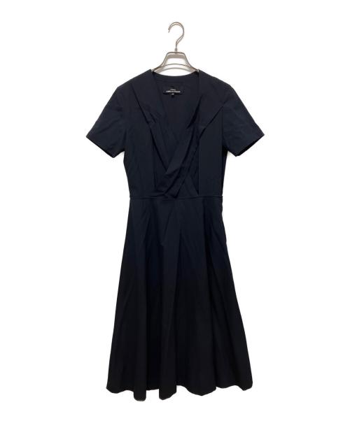 tricot COMME des GARCONS（トリココムデギャルソン）tricot COMME des GARCONS (トリココムデギャルソン) デザインワンピース ネイビー サイズ:Mの古着・服飾アイテム