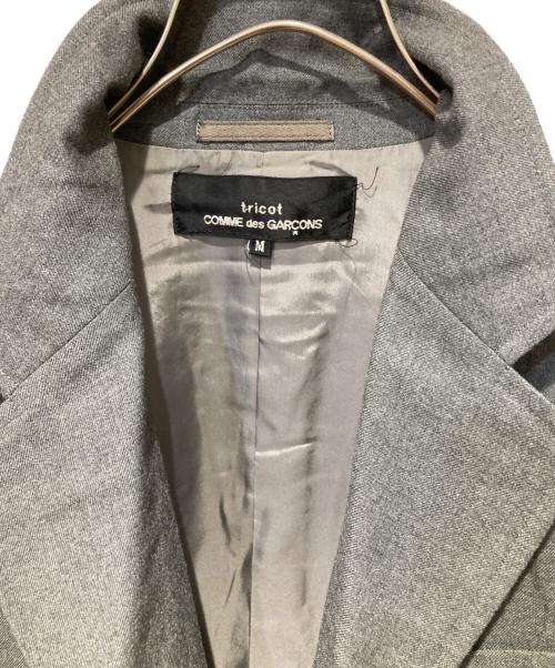 tricot COMME des GARCONS（トリココムデギャルソン）tricot COMME des GARCONS (トリココムデギャルソン) テーラードジャケット グレー サイズ:Mの古着・服飾アイテム