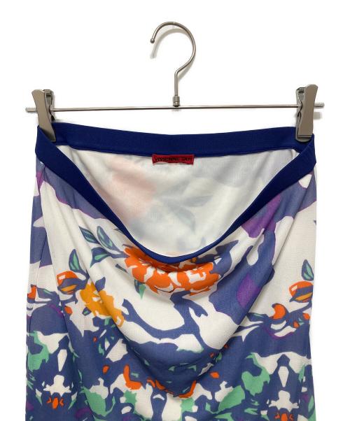 VIVIENNE TAM（ヴィヴィアンタム）VIVIENNE TAM (ヴィヴィアンタム) 総柄パワーネットスカート ブルー サイズ:SIZE3の古着・服飾アイテム