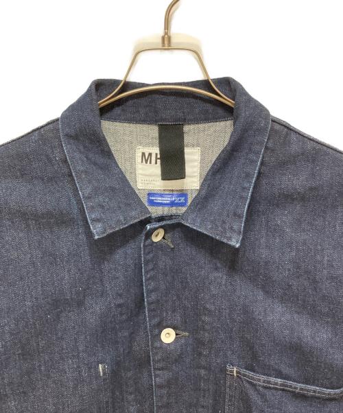 MHL（エムエイチエル）MHL (エムエイチエル) CANTON DENIM BLOUSON インディゴ サイズ:Mの古着・服飾アイテム