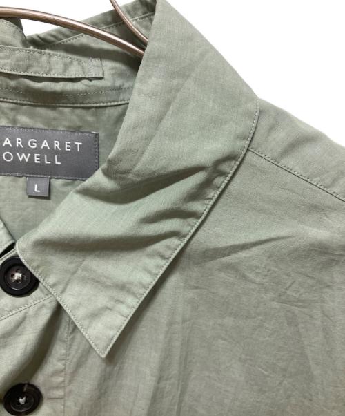 MARGARET HOWELL（マーガレットハウエル）MARGARET HOWELL (マーガレットハウエル) 半袖シャツ グリーン サイズ:SIZE Lの古着・服飾アイテム