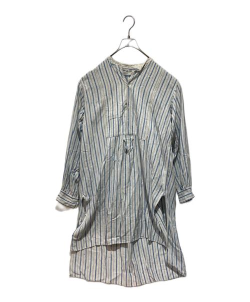 USED（ユーズド）USED (ユーズド) グランパシャツ ブルー サイズ:不明の古着・服飾アイテム