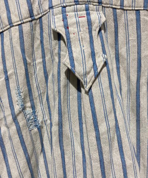 USED（ユーズド）USED (ユーズド) グランパシャツ ブルー サイズ:不明の古着・服飾アイテム