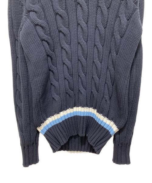 LACOSTE（ラコステ）LACOSTE (ラコステ) Vネックテニスセーター ネイビー サイズ:3の古着・服飾アイテム