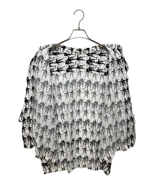 sillage（シアージ）sillage (シアージ) アロハシャツ ブラック×ホワイト サイズ:Freeの古着・服飾アイテム