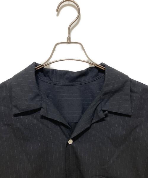 sillage（シアージ）sillage (シアージ) re-engineered overshirt short sleeve ネイビー サイズ:Freeの古着・服飾アイテム