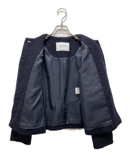 MACKINTOSH PHILOSOPHY（マッキントッシュ フィロソフィー）MACKINTOSH PHILOSOPHY (マッキントッシュ フィロソフィー) HESSLE BOA JACKET ネイビー サイズ:Mの古着・服飾アイテム