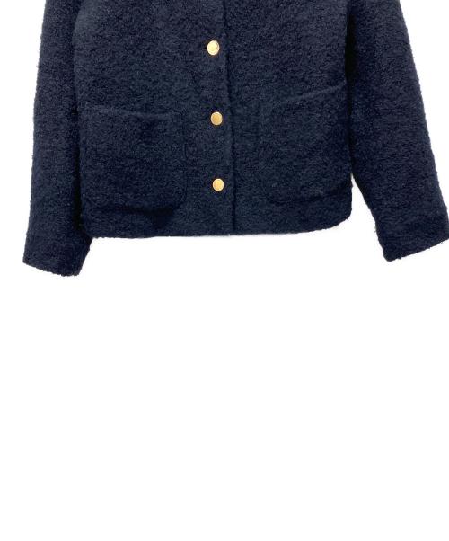 MACKINTOSH PHILOSOPHY（マッキントッシュ フィロソフィー）MACKINTOSH PHILOSOPHY (マッキントッシュ フィロソフィー) HESSLE BOA JACKET ネイビー サイズ:Mの古着・服飾アイテム