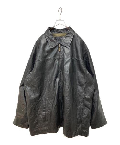 KNIGHTSBRIDGE（ナイツブリッジ）knightsbridge (ナイツブリッジ) レザージャケット ブラック サイズ:XLの古着・服飾アイテム