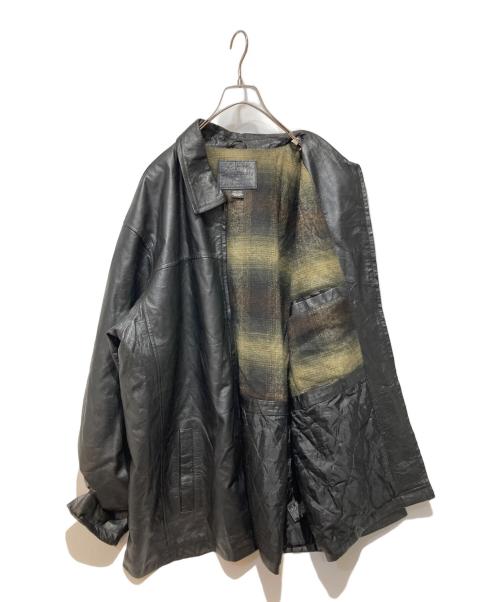 KNIGHTSBRIDGE（ナイツブリッジ）knightsbridge (ナイツブリッジ) レザージャケット ブラック サイズ:XLの古着・服飾アイテム