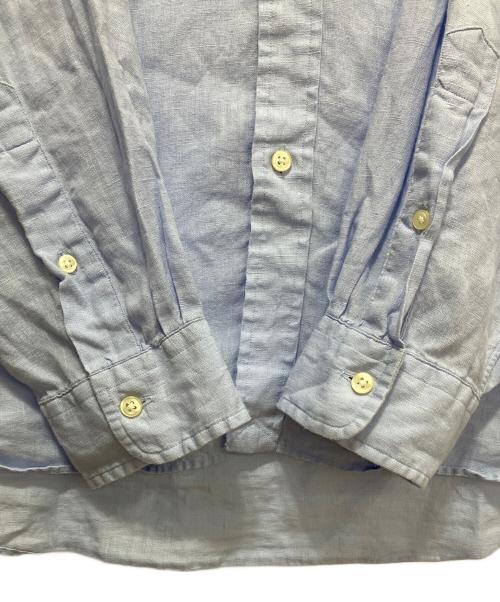 POLO RALPH LAUREN（ポロ・ラルフローレン）POLO RALPH LAUREN (ポロ・ラルフローレン) リネンシャツ ブルー サイズ:XLの古着・服飾アイテム